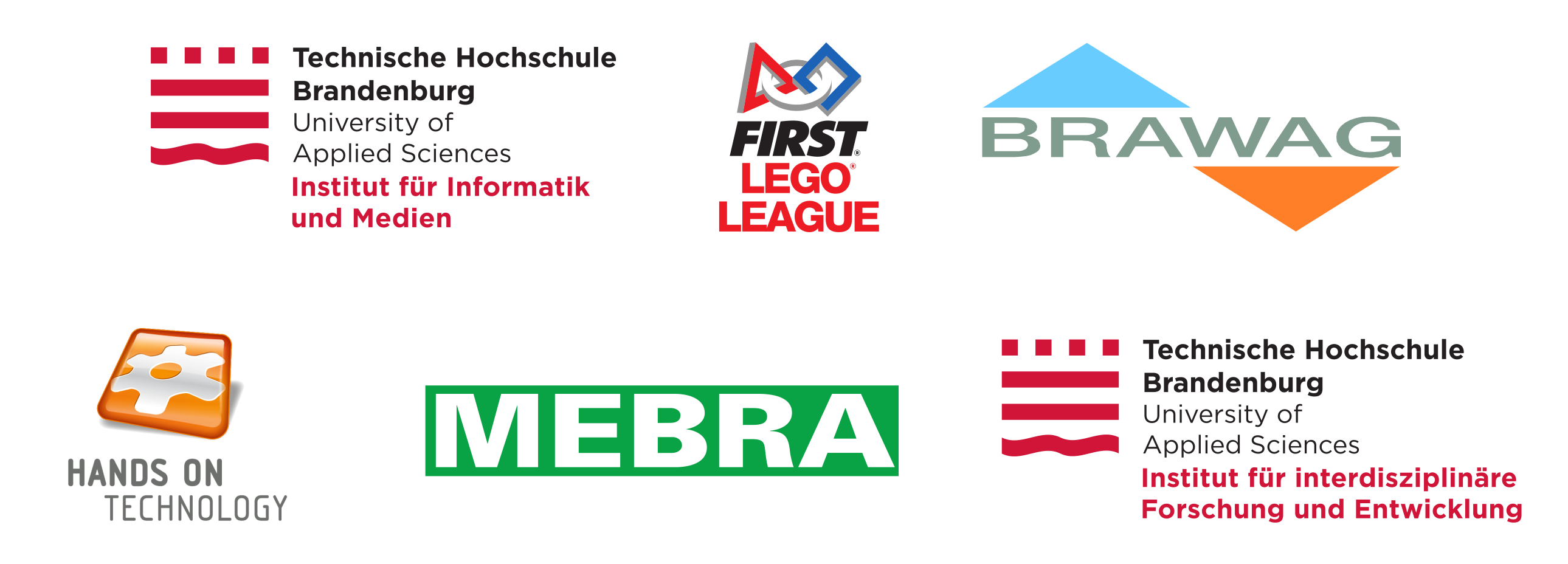 Unterstützer der LEGO League 2017 in Brandenburg